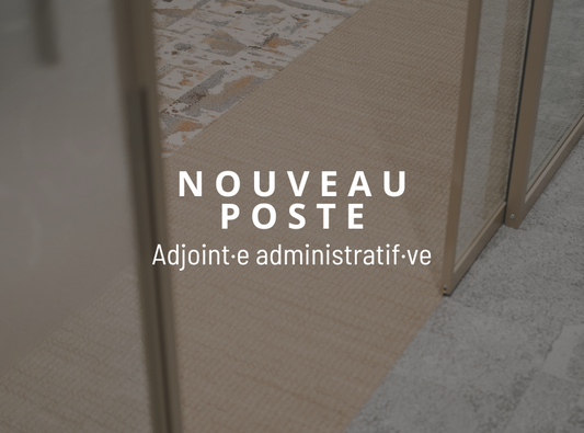 Adjoint·e administratif·ve